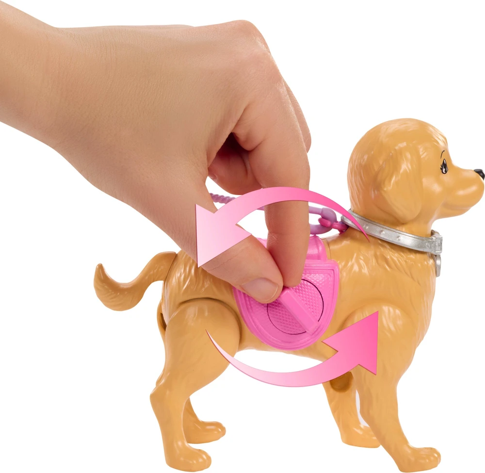 Mattel Lėlė Barbie su šuniuku ir šepetėliu