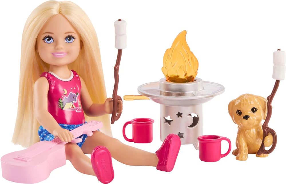 Mattel *****Barbie Chelsea przygoda su pieskiem JJV61