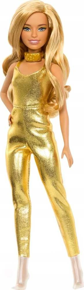 Mattel BARBIE madistė aukso spalvos kostiumu (HRH19)