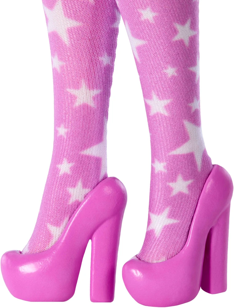 Mattel BARBIE DELUXE FASHIONISTAS lėlė rožine suknele