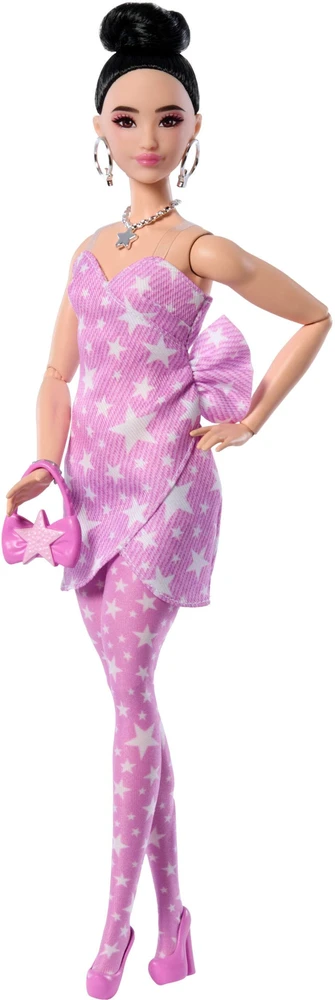 Mattel BARBIE DELUXE FASHIONISTAS lėlė rožine suknele