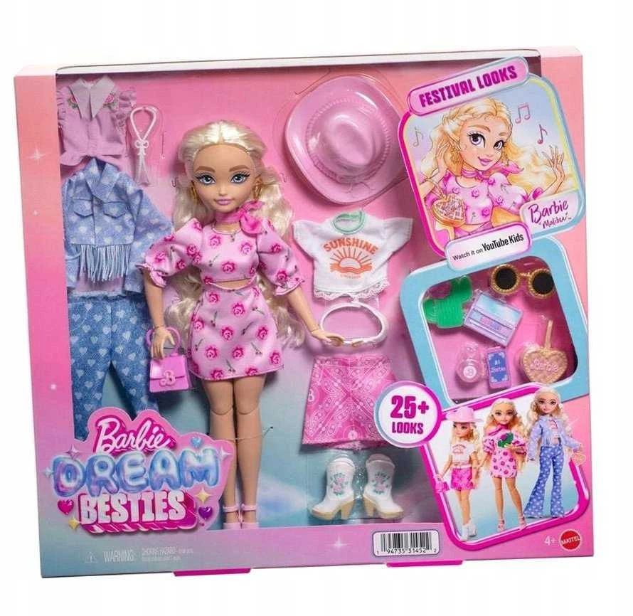 Mattel Barbie Dream Besties Festival rinkinys JGH87
