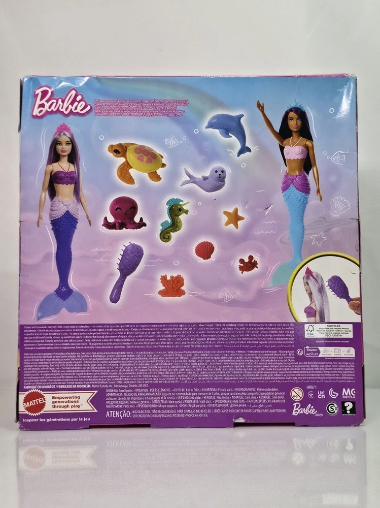 Lėlė Barbie Mattel Dreamtopia 2xlalka+zwierzątka HRG71 /4