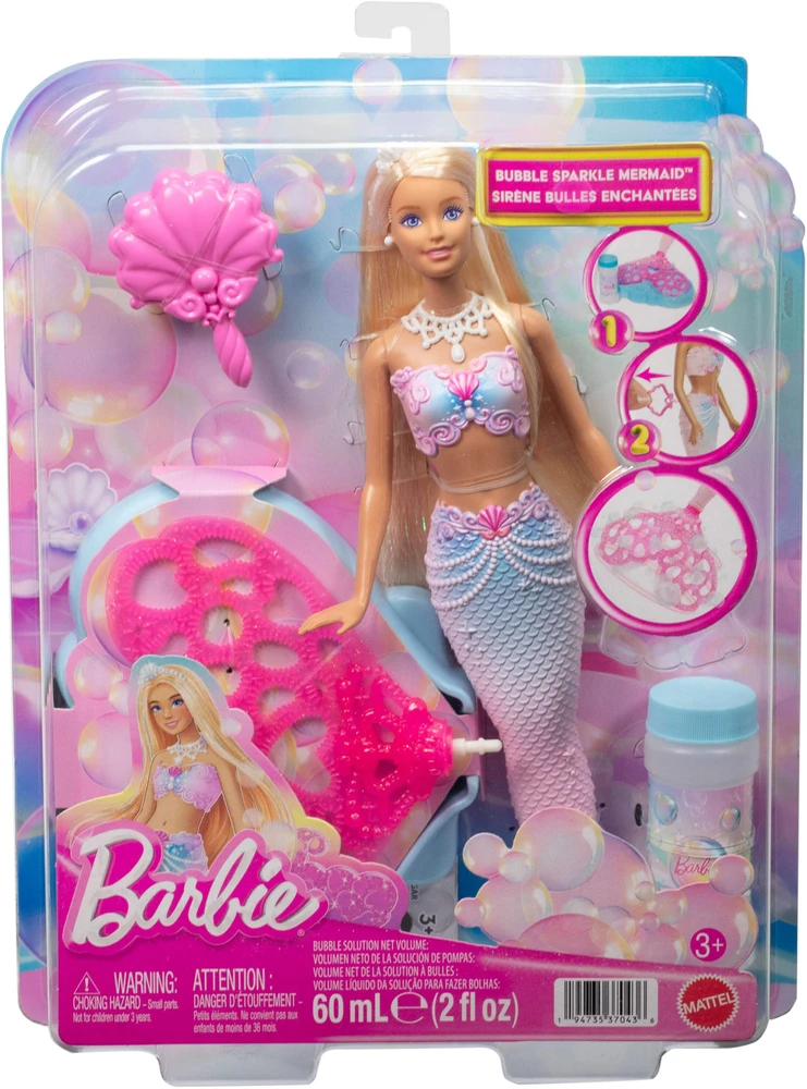Mattel BARBIE DREAMTOPIA burbulų undinėlė
