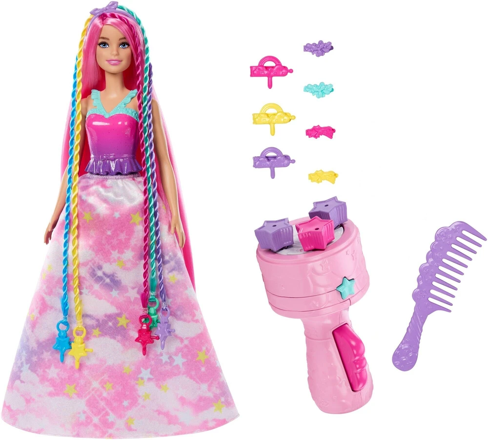 Mattel Lėlė Barbie Dreamtopia Twist ‘n Style JCW55