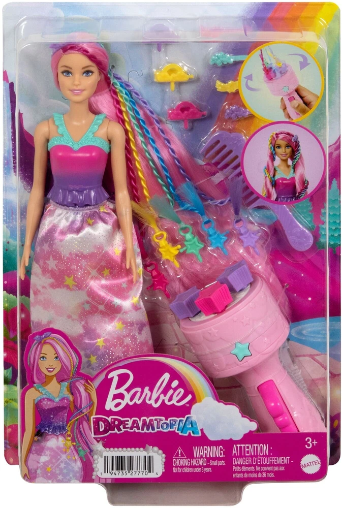 Mattel Lėlė Barbie Dreamtopia Twist ‘n Style JCW55