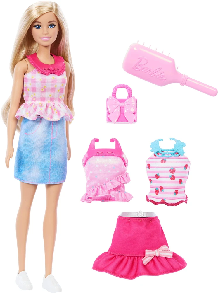 Mattel Lėlė Barbie su drabužių rinkiniu