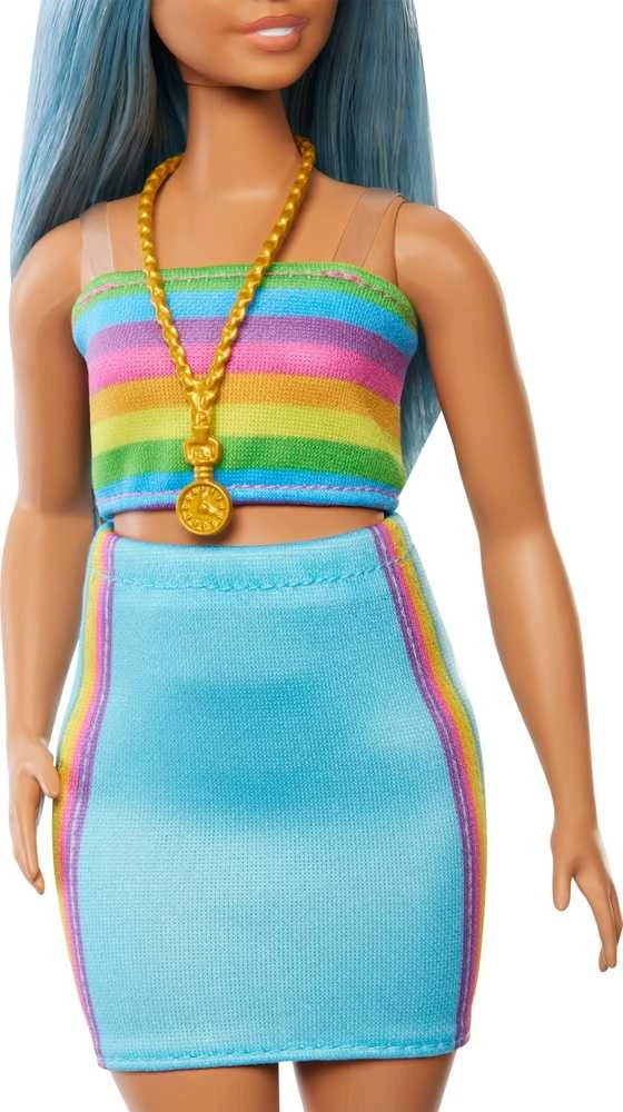 Mėlyna Barbie Fashionistas Doll Mėlyna Hair HRH16