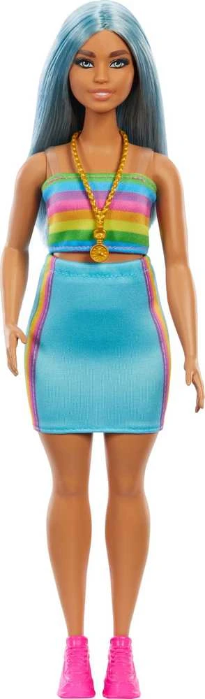 Mėlyna Barbie Fashionistas Doll Mėlyna Hair HRH16