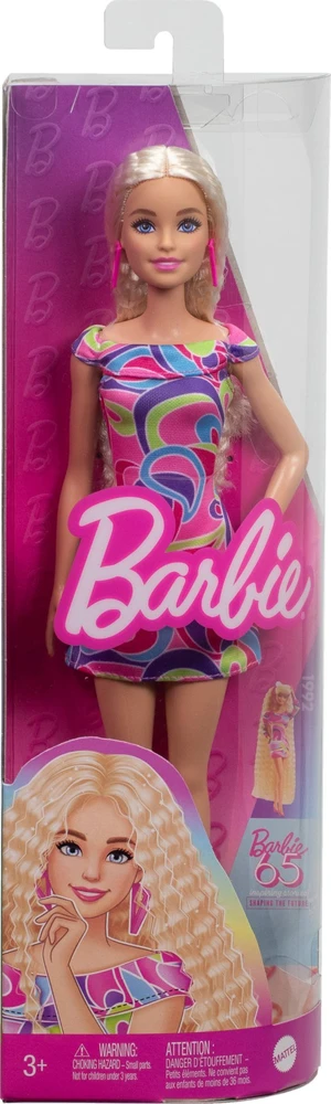 Mattel BARBIE madistė margaspalve suknele (HRH20)