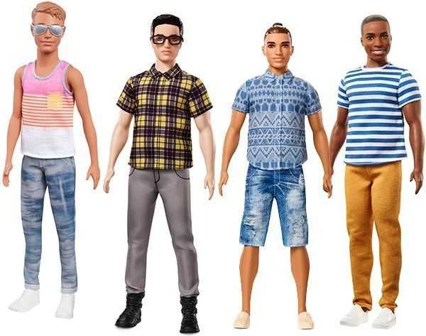 Mattel BARBIE Fashionistas lėlė Kenas, 3 asort, DWK44