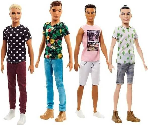 Mattel BARBIE Fashionistas lėlė Kenas, 3 asort, DWK44