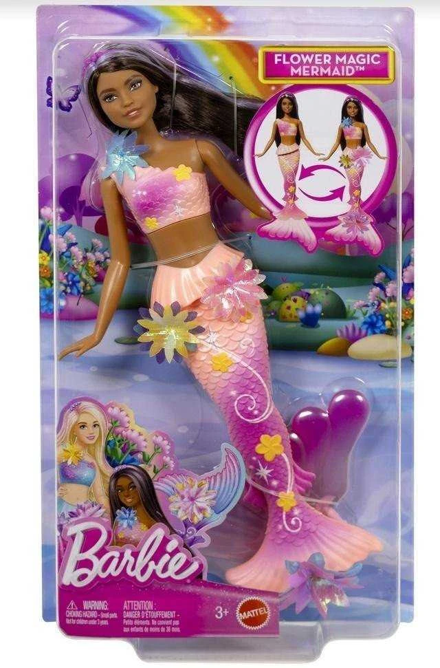 Mattel BARBIE DREAMTOPIA BLOOMING MAGIC tamsiaplaukė undinėlė (JDM73)