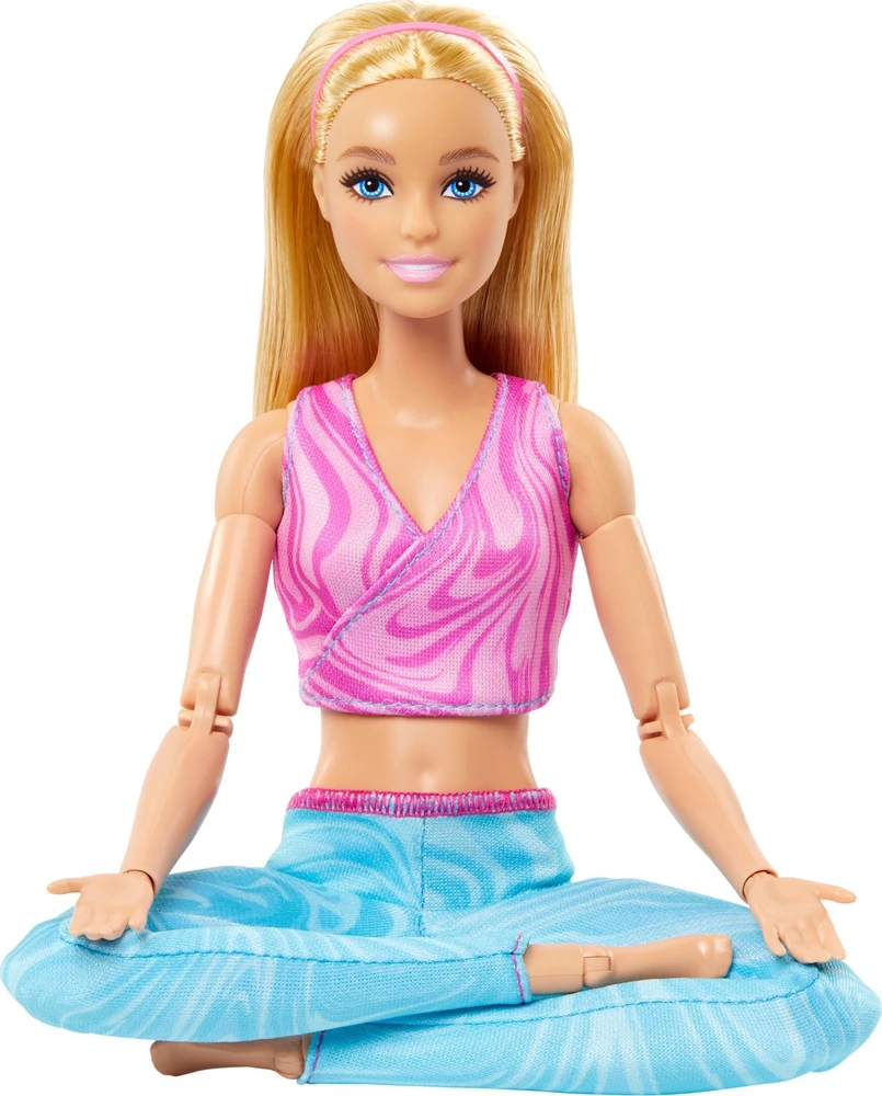 Mattel Made to Move Barbie Doll Skirtas šviesiems plaukams Hair (HRH27) | Mattel