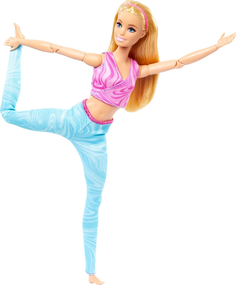 Mattel Made to Move Barbie Doll Skirtas šviesiems plaukams Hair (HRH27) | Mattel
