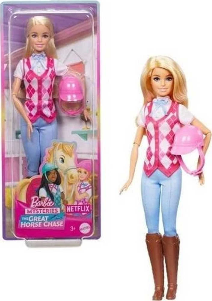 Mattel BARBIE MALIBU MYSTERIES lėlė raitelė (HXJ38)