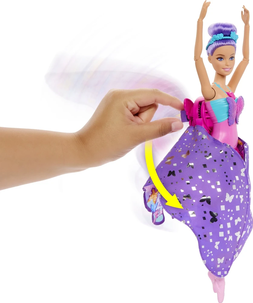 Žaislinė lelė Mattel Barbie Dreamtopia drugelis, HXJ10