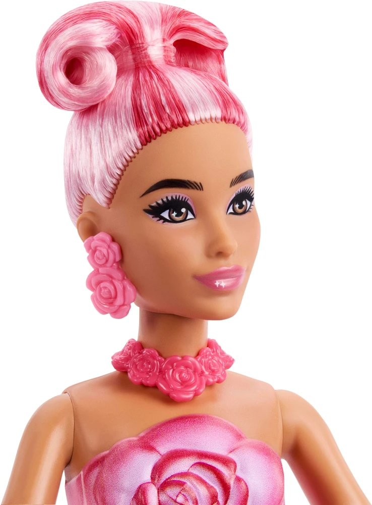Mattel BARBIE ROSE SURPRISE lėlė gėlėje (JMF59)