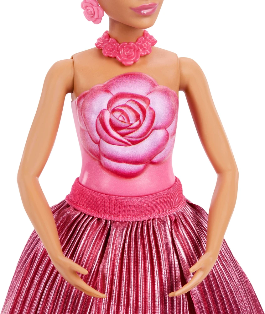 Mattel BARBIE ROSE SURPRISE lėlė gėlėje (JMF59)