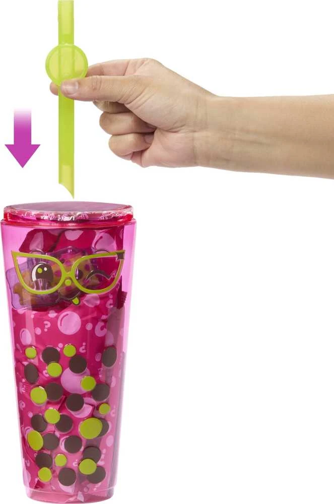 Mattel Lėlė Barbie Pop Reveal Jagoda Bubble Tea su siurprizais