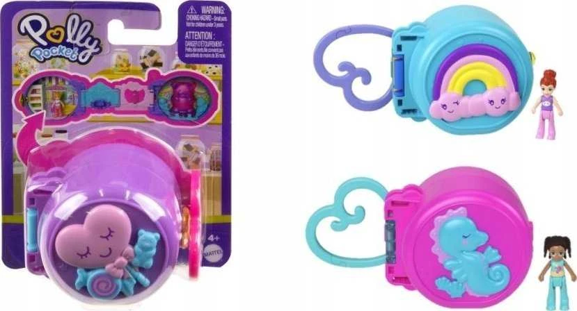 Mattel POLLY POCKET ON THE GO FUN mini pramogų rinkinys (HRD73)