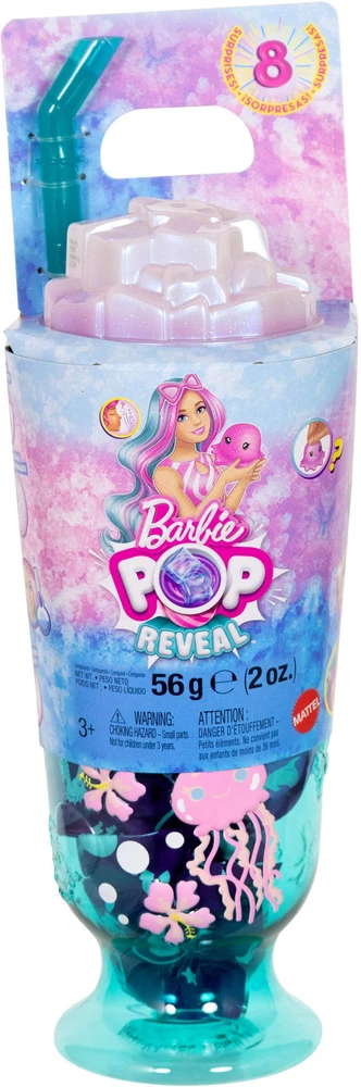 Mattel Barbės lėlė „Pop Reveal“ rinkinys su 8 staigmenomis Povandeninis pasaulis