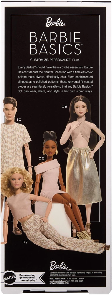 Mattel Lėlė Barbie Basics kolekcinė 09