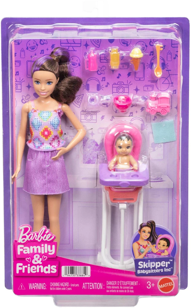 Mattel Lėlė Barbie šeima ir draugai