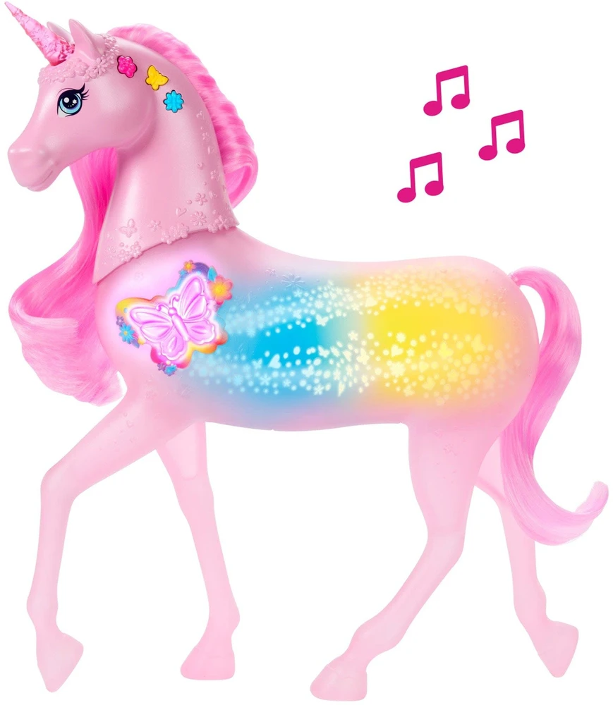 Vienaragis su garsais ir šviesomis Mattel Barbie Dreamtopia (JCP78)