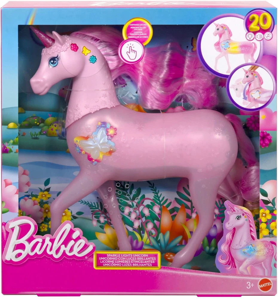 Vienaragis su garsais ir šviesomis Mattel Barbie Dreamtopia (JCP78)