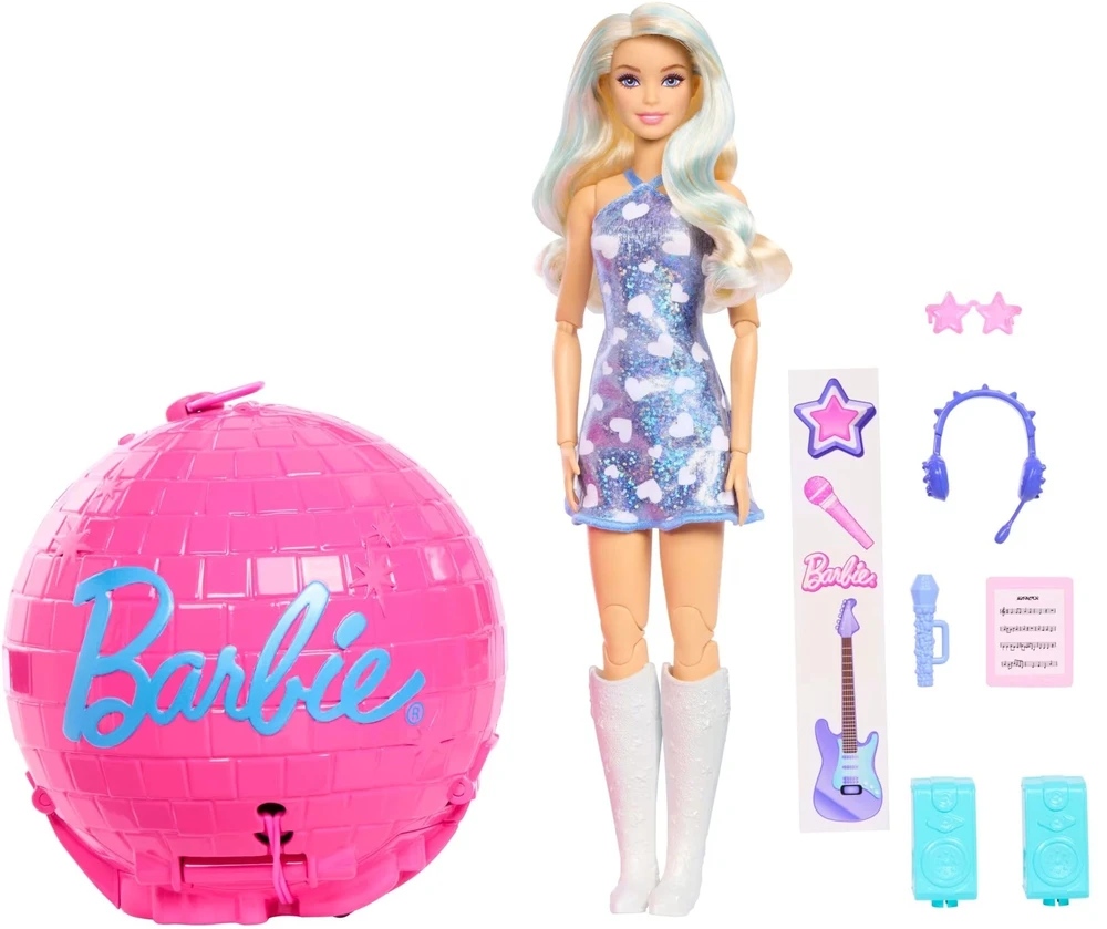 Mattel Lėlė Barbie pop žvaigždė su muzikos aksesuarais