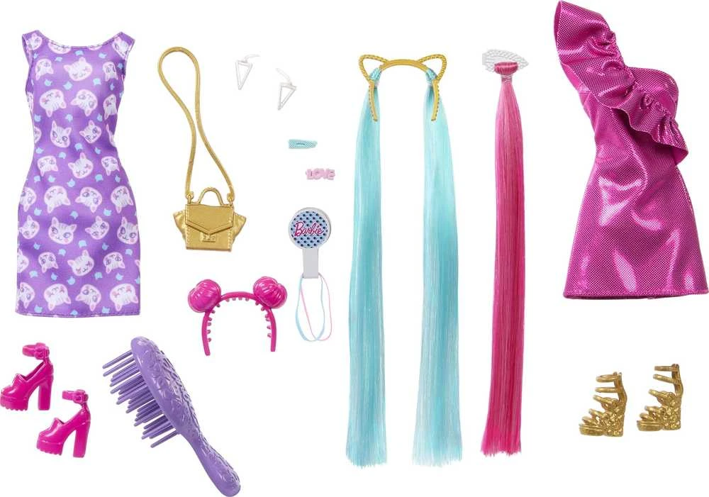 Mattel „Barbie Fun and Fancy Hair“ lėlės rinkinys (JDC85)
