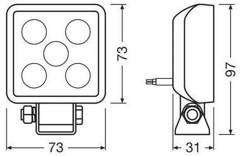 Osram Bailey Electric & Electronics 144382 automobilio lemputė Halogenas