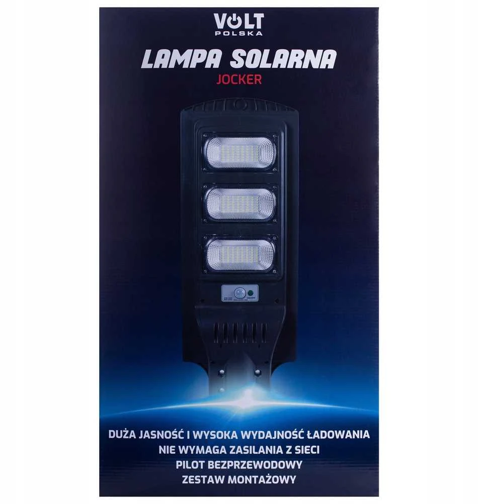Volt Lempa SolaRNA Jocker 120 + Panelė 12W + 12000mAh + Bandomasis I C