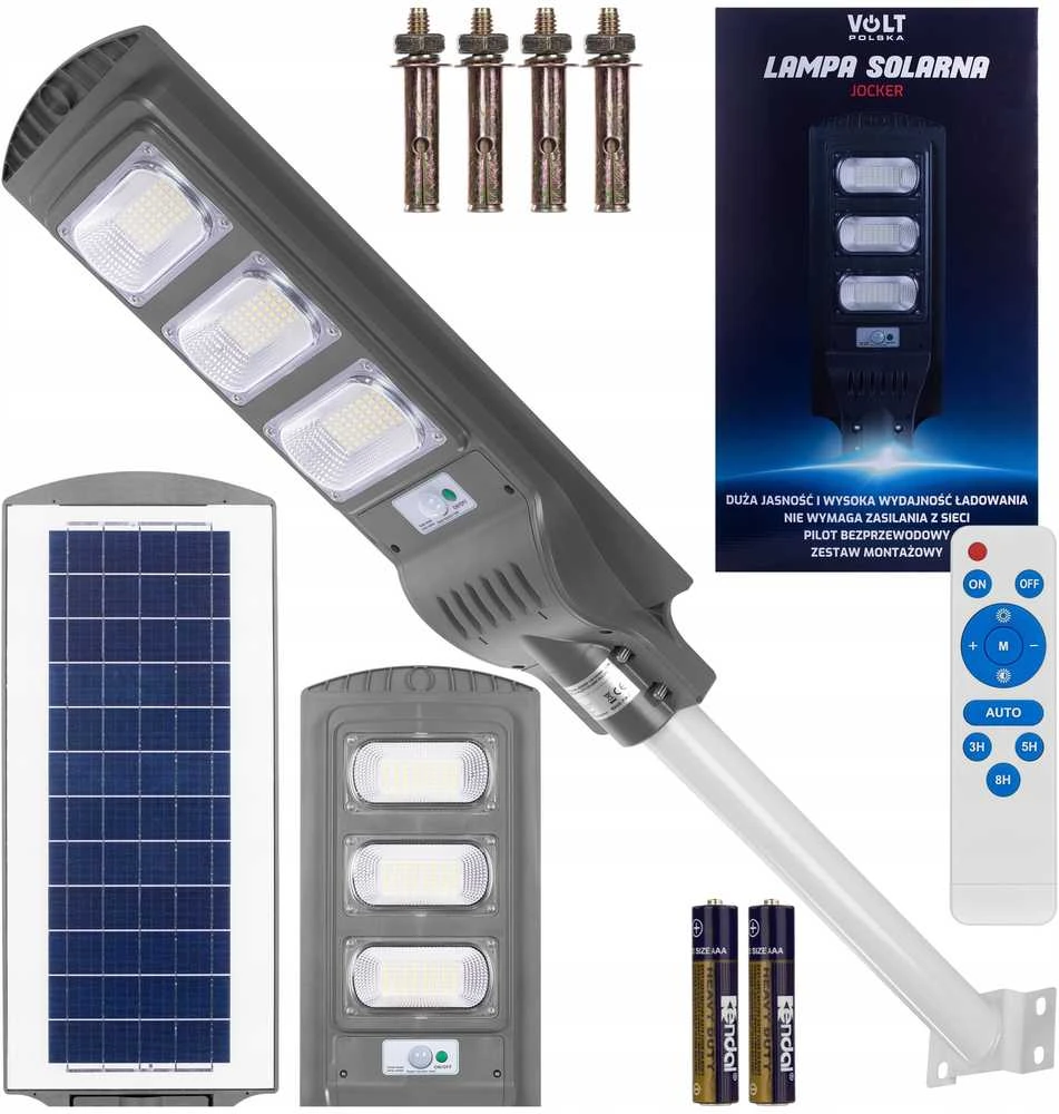 Volt Lempa SolaRNA Jocker 120 + Panelė 12W + 12000mAh + Bandomasis I C