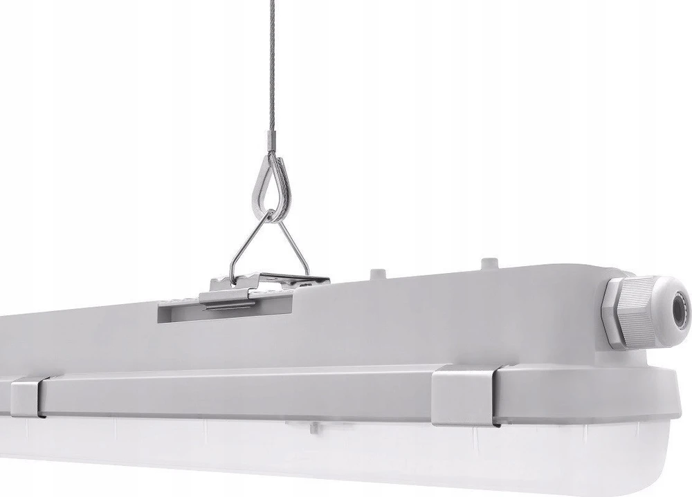 Lubinis šviestuvas Lena Lighting 31W linijinis šviestuvas TYTAN 2 LED BASIC, 1150mm, pilkas, 4000K