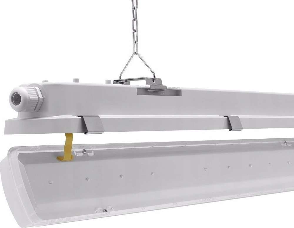 Lubinis šviestuvas Lena Lighting 31W linijinis šviestuvas TYTAN 2 LED BASIC, 1150mm, pilkas, 4000K