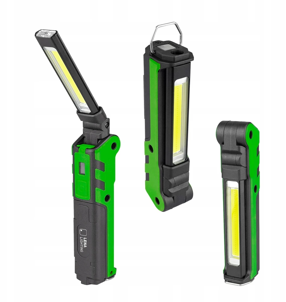 Lena Lighting Įkraunamas dirbtuvių žibintuvėlis HANDY SLIM LED 5W COB LED 360lm 608698