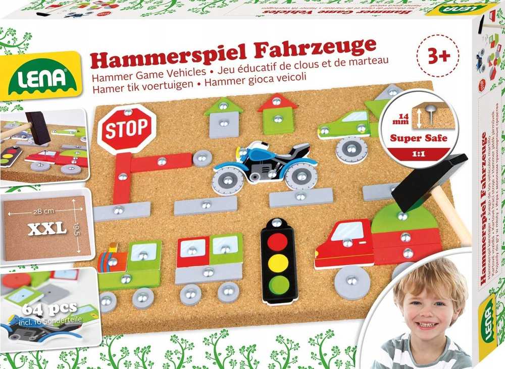 Mozaika su plaktuko ir vinių Hammer Game Vehicles Lena 65826