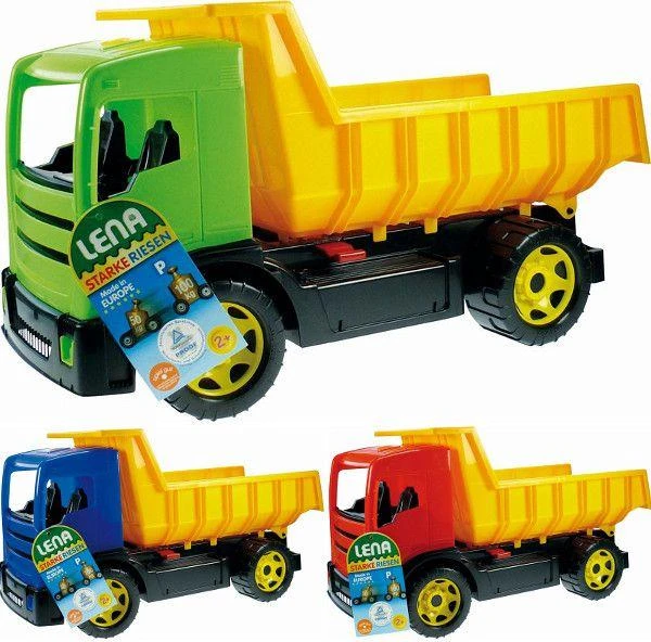 Žaislinis savivartis LENA Giga Trucks 62cm, 3+