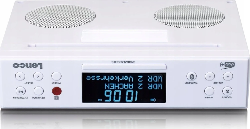 Lenco KCR-190WH - FM/DAB virtuvės radijas su Bluetooth