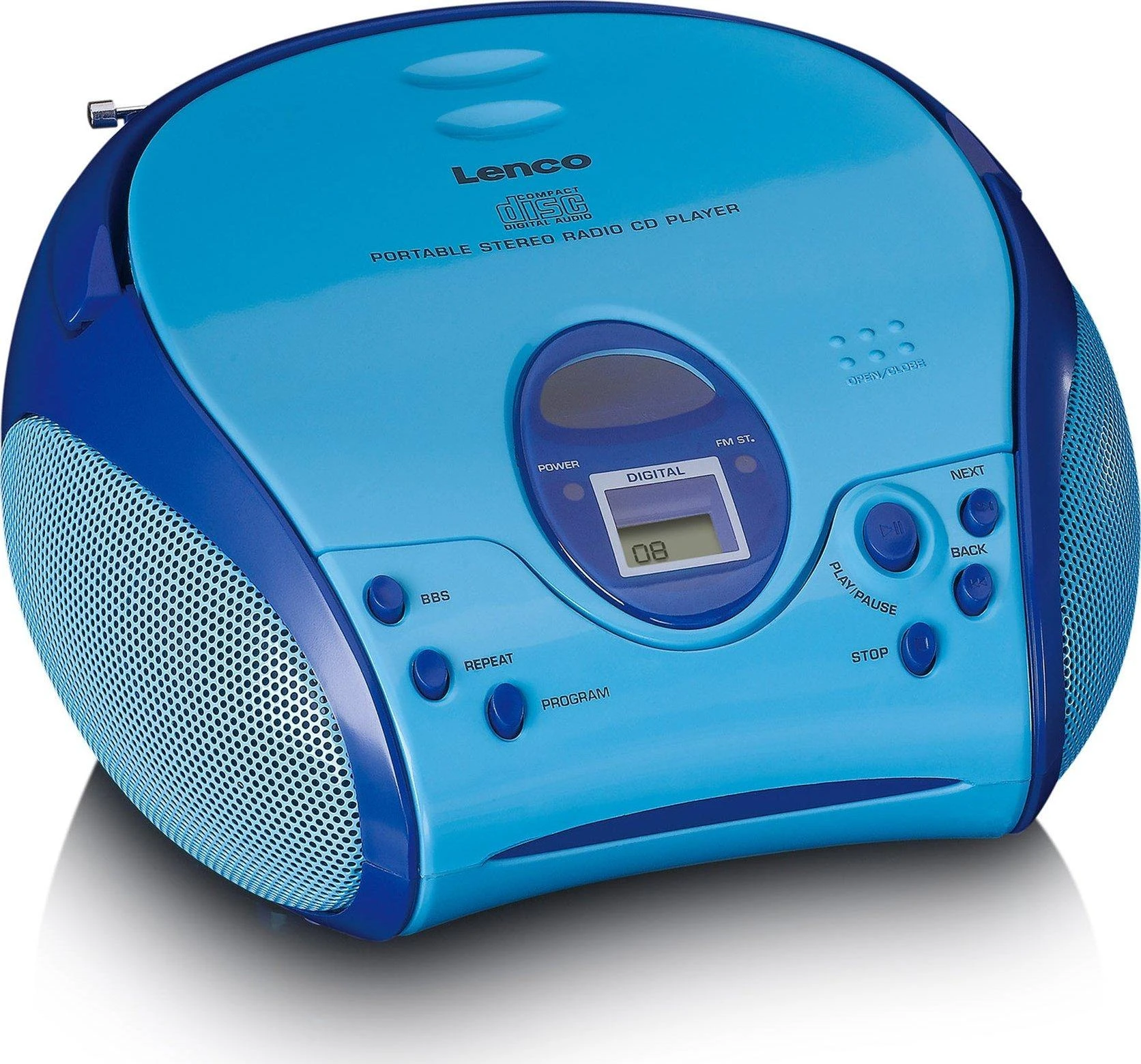 Grotuvas Lenco SCD-24kids mėlynas