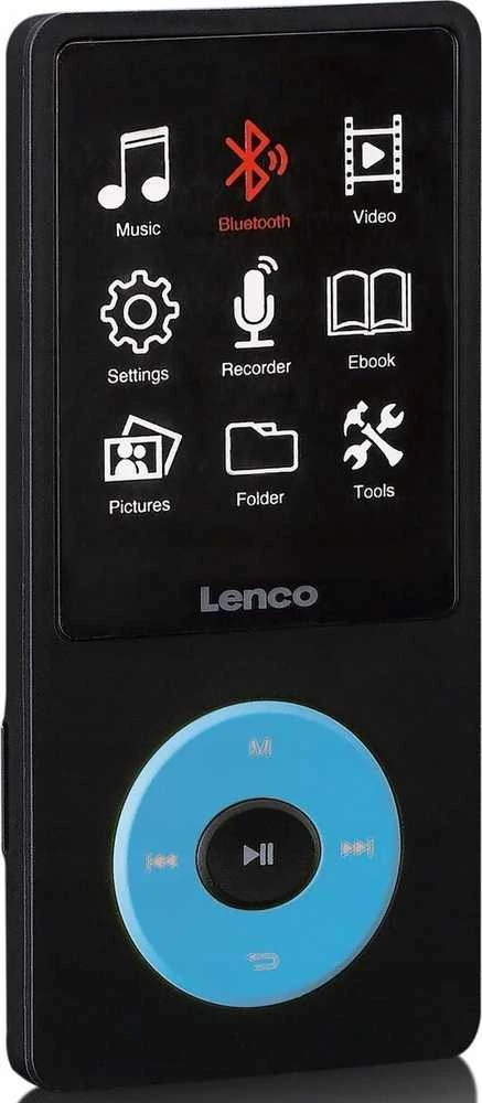 Lenco Xemio-860 MP4 grotuvas su wyświetlaczem akumulator BT 8GB mėlyna
