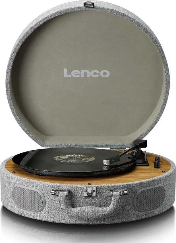 Lenco LS-66GY patefonas su garsiakalbiais ir AT-3600 galvute