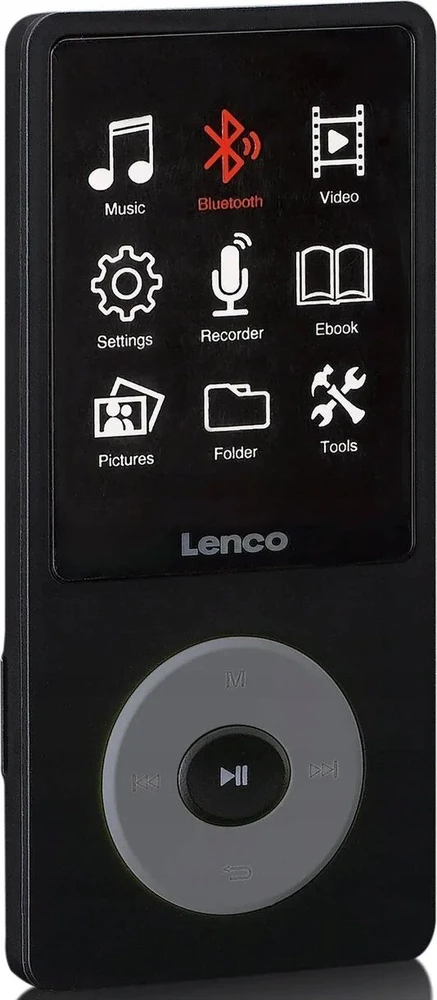 Lenco XEMIO-860 MP4 grotuvas 8GB juoda