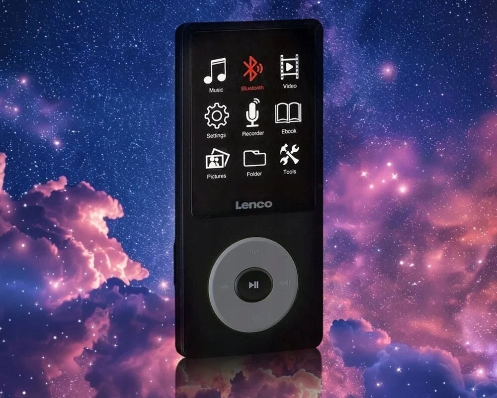 Lenco XEMIO-860 MP4 grotuvas 8GB juoda