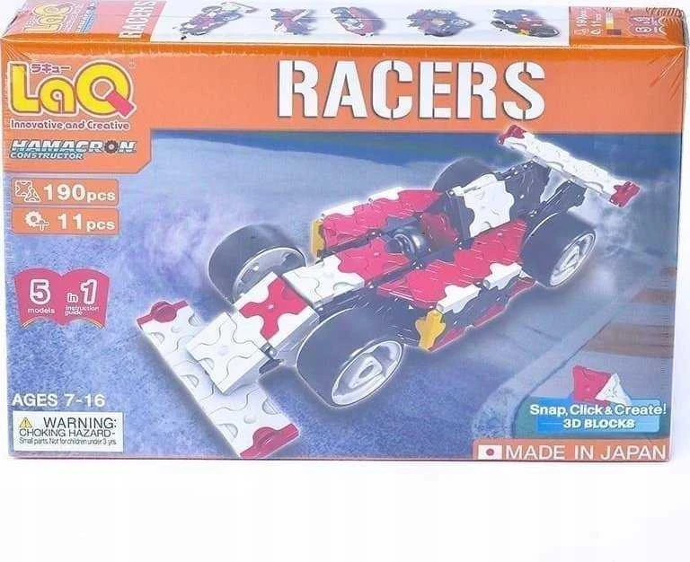 Konstruktorius LaQ „Hamacron Constructor Racers” / 190 detalių