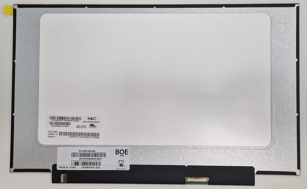14 colių „Full HD“ LED LCD ekranas Lenovo nešiojamiesiems kompiuteriams