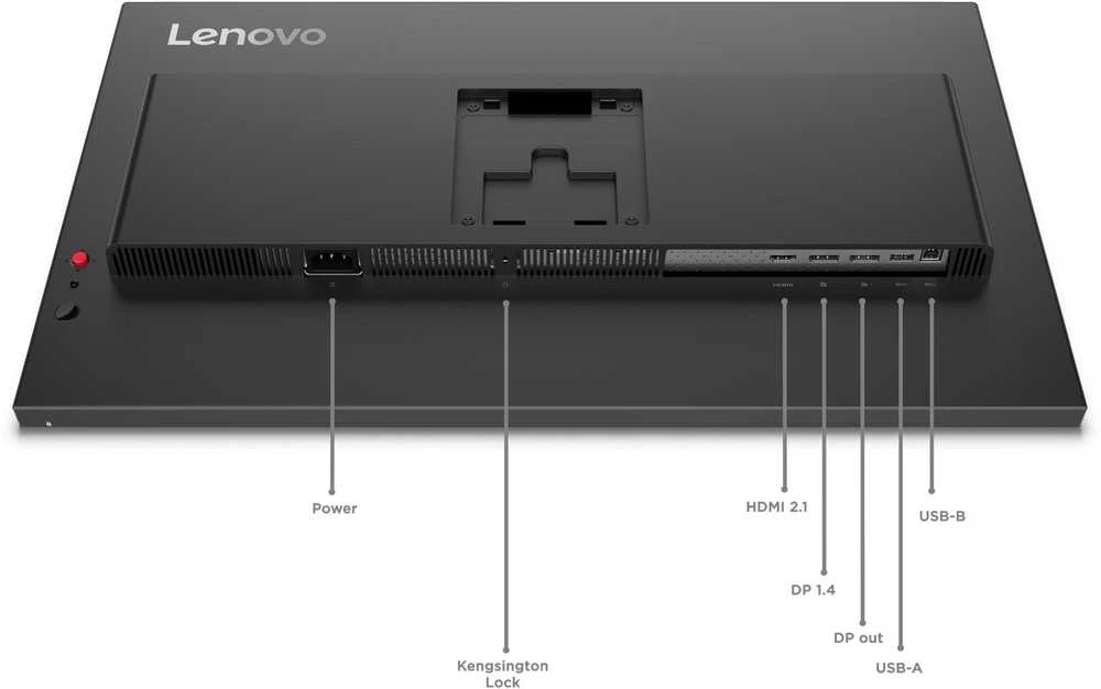 Monitorius Lenovo | ThinkVision | P27Q-40 | 27 " | IPS | 16:9 | 120 Hz | 4 ms | 350 cd/m² | HDMI jungtys quantity 1 | Eclipse juodas | Garantija 36 mėn.