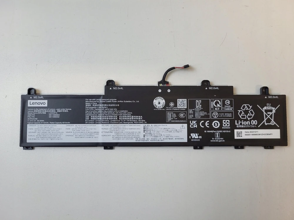 Bateria Lenovo 3-cell Lithium-Ion internal